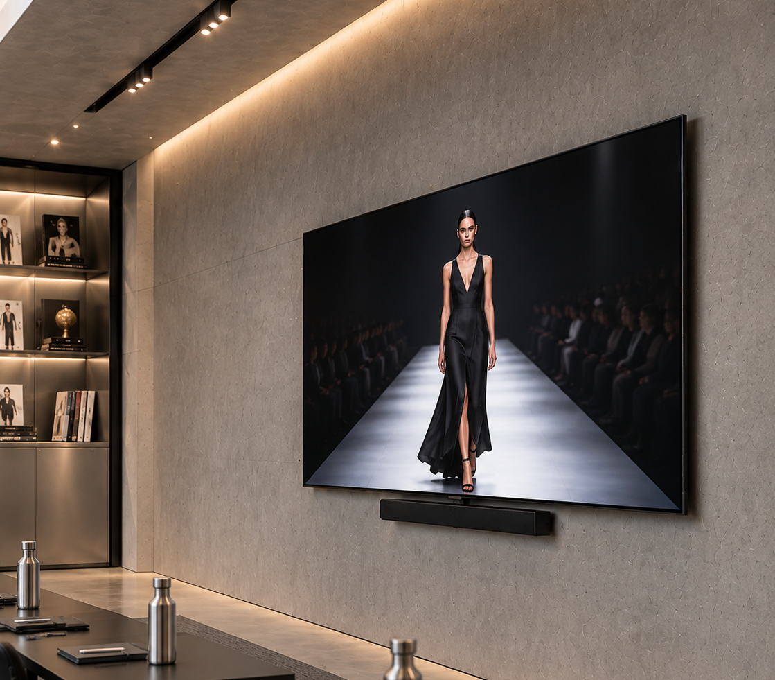 The Forum — runway screen